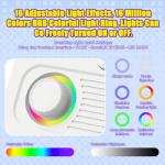 R36T Retro Gaming Console, 3.5'' IPS Screen CRT-Inspired, Handheld Game Console with 18000+ Classic Games, 3500mAh Battery, Supports Multiple Mainstream Emulators, WiFi Network Battling, 64GB (White)