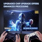 Wireless Retro Game Console Stick Built-in Games, Plug & Play TV Video Retro Gaming Stick with 4K HDMI Output, 23 Emulators and Dual 2.4G Wireless Controllers, Classic Video Games Console