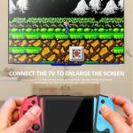 Homly Handheld Games Console – Retro Gaming System with 500 Built-in Classic Games, 3.5" IPS Screen, Two-Player Support, Connects to TV, Rechargeable Electronic Toy, Gift for Boys Girls