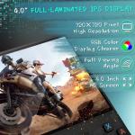 R36MAX Retro Handheld Game Console,Game Console with 256GB TF Card, 40000+ Classic Games,Game Console 4.0" IPS HD Screen 4000mAh Rechargeable Portable Video Console Pocket Arcade-Transparent Black