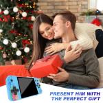 Wxeadu Retro Handheld Game Console, Retro Games Console, 3.5 Inch IPS Screen Handheld Gaming Console, Portable Video Game Console with 800+ Classic Games, Support 2 Players Connected TV