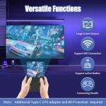 GWALSNTH V40 MAX Retro Handheld Game Console, 40000 Games Preloaded 256G TF Card, Built-in 49+ Emulators, 4.0 Inch 4K HD IPS Screen, 4000mAh Battery, Portable Pocket Video Game Console (Black Color)