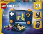 LEGO Creator 3in1 Retro Gaming Console - Transforms into an Arcade Machine or Computer w/Keyboard & Mouse - Gamer Gift Idea for 8+ Year Old Boys & Girls - 31380