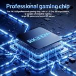 R36S Retro Handheld Games Console, 40,000+ Classic Games Portable Pocket Video Player with 3.5 Inch HD Screen, 128G TF Card, 3300mAh Battery,Open Source Linux System Screen for Teens and Adults,Purple