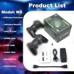 Retro Game Console,Game Stick Retro Console, Video Games for TV,Built in 20000+Games 64GB, Dual 2.4G Wireless Controllers