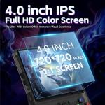 R36MAX Retro Handheld Game Console with Open Source Linux System, 128GB TF Card Built-in 22,000+ Classic Video Game, Portable Gaming Console with 4.0-inch IPS HD Screen & 4000mAh Battery (Black 128GB)