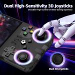 R36MAX Retro Handheld Game Console with Open Source Linux System, 128GB TF Card Built-in 22,000+ Classic Video Game, Portable Gaming Console with 4.0-inch IPS HD Screen & 4000mAh Battery (Black 128GB)
