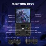 R36MAX Retro Handheld Game Console with Open Source Linux System, 128GB TF Card Built-in 22,000+ Classic Video Game, Portable Gaming Console with 4.0-inch IPS HD Screen & 4000mAh Battery (Black 128GB)