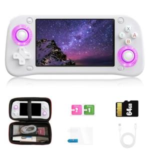 XF43 Retro Handheld Game Console with Open Source Linux System - 4.3-Inch IPS Screen,Portable Mini Emulator with 64G TF Card 15000 Games,30 Emulators,Electronic Toys for Boys Girls Birthday Xmas Gift