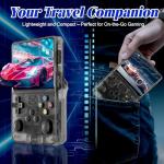 R40 Retro Handheld Games Console with 128GB, 20000+ Classic Video Games, 3.5 Inch IPS Screen Portable Gaming Console, Linux System, Dual-Core 64-Bit CPU, USB-C Rechargeable Retro Game Console