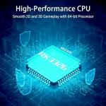 R40 Retro Handheld Games Console with 128GB, 20000+ Classic Video Games, 3.5 Inch IPS Screen Portable Gaming Console, Linux System, Dual-Core 64-Bit CPU, USB-C Rechargeable Retro Game Console