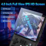 2026 New Upgrade R36MAX Retro Handheld Game Console with 128GB Built-in 18000+ Classic Games, Portable Video Gaming Console Linux System 4.0 Inch IPS Screen, 4000mAh Rechargeable Battery-Black