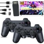 Kiyicjk Retro Game Console–4K HDMI, 64GB, 20,000+ Classic Games, Wireless Retro Game Stick with Dual 2.4G Wireless Controllers, Plug & Play Gaming Console for Family, Friends, Teens & Adults