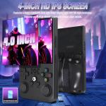 ZYGSEVE Retro Handheld Game Console, 4-Inch IPS Screen, 18000+ Pre-Installed Games, 64GB TF Card, 25 Emulators, 4000mAh Battery