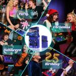 Blidinner R36S Retro Handheld Video Game Console -Linux System,3000mAh Battery,3.5 Inch Screen,64G TF Card,20000+ Classic Games,Portable Game Console for Present to Give Friends for Christmas-Blue