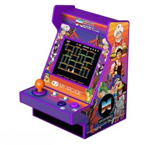 My Arcade Data East Hits Mini Arcade Machine - Nano Player Table Top, Portable Handheld Game, Retro Gaming Console for Kids & Adults