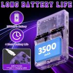 XPJBKC R36s Handheld Game Console, Retro Handheld with 3.5 Inch IPS Screen and 64G TF Card, Portable Hand Held Game Consoles with Linux System and 18000+ Preloaded Games, Gaming Console for Adults