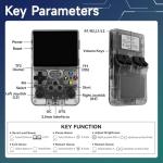 R36S Retro Handheld Games Console, 20,000+ Classic Games Portable Pocket Video Player with 3.5 Inch HD Screen, 64G TF Card, Open Source Linux System Screen for Teens and Adults (Black 64G)