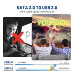 Retro Game Console Retroplay HDD - External Gaming Hard Drive Built in 60000+ Video Games,Compatible 70+ Emulators,Plug & Play Emulator Console Support SATA 3.0 game stick (500G)