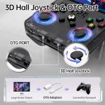 R36MAX Retro Handheld Game Console, 4.0" IPS Screen, 22,000+ Classic Games, 30+ Mainstream Emulators, 128GB TF Card, Open Source Linux System, 4000mAh Battery