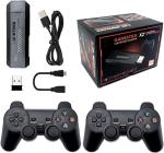 Retro Games Console, 4K Game Stick HD Video Game Console 64G Built-in 30000+ 3D Games 40+ Simulators With Wireless Controller（Black 64G)