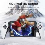 BAIR XS M28 Retro Handheld Gaming Console, 7.1 Inch Screen, 21000 Pre-loaded Games, 128GB Storage, Dual Hall Linear Trigger, Double Vibration, Grey, 12 Years and Up