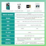 R36S Retro Handheld Games Console, 20,000+ Classic Games Portable Pocket Video Player with 3.5 Inch HD Screen, 64G TF Card, Open Source Linux System Screen for Teens and Adults (Green 64G)