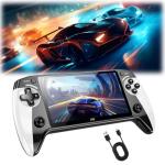 X9 Retro Handheld Game Console, Relive Classic Gaming with HD 5.5-Inch IPS Screen, 20000+ Built-in Games 10+ Emulators, External Gamepad Supports TV Output 5-Hour Battery Life(1PC)