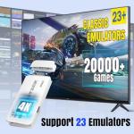 NOBES 2026 Retro Game Console Video Game Stick, 20400+ Classical Games with Dual 2.4G Wireless Gamepads, Plug & Play for TV HDMI Output, Boys and Adults Gift