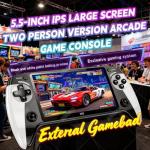 X9 Retro Handheld Game Console, Relive Classic Gaming with HD 5.5-Inch IPS Screen, 20000+ Built-in Games 10+ Emulators, External Gamepad Supports TV Output 5-Hour Battery Life(1PC)