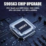 X10 Pro 2025 New Wireless Retro Game Console 50000+ Games 51 Emulator Console,4K HD Output Retro Game Stick with 2.4GHz Wireless Controllers,Cortex-A55,S905X3,Plug & Play Video Games for TV (White)