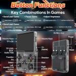 CJBIN R36s Handheld Game Console, Retro Handheld with 3.5 Inch IPS Screen and 64G TF Card, Portable Hand Held Game Consoles with Linux System and 18000+ Preloaded Games, Gaming Console for Adults