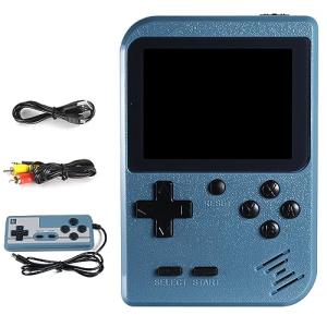 Hbaid Handheld Game Console with 500 Classical Games Support for Connecting TV Two Players 1020mAh Rechargeable Battery Gift for Kids and Adult