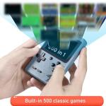 Hbaid Handheld Game Console with 500 Classical Games Support for Connecting TV Two Players 1020mAh Rechargeable Battery Gift for Kids and Adult