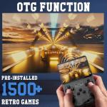 WDKXCN R36S Retro Handheld Game Console, Retro Games Console with 3.5 Inch HD Screen, Portable Handheld Games Consoles, Video Player with 64G TF Card and 15,000+ Classic Games, 3200mah Battery