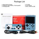 Hbaid Handheld Game Console with 500 Classical Games Support for Connecting TV Two Players 1020mAh Rechargeable Battery Gift for Kids and Adult