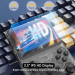 Retro Games Console R40 Handheld Game Console with 128GB, 20000+ Classic Games, 3.5 Inch IPS Screen Portable Gaming Console, Linux System, 20+ Emulators, USB-C Rechargeable 3000mAh Battery