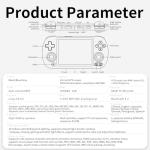 RG40XX H Handheld Game Console rg40xxh Retro Gaming Console 4.0'' IPS Screen with 64G TF Card Pre-Installed Games Linux 64-bit System Supports 5G WiFi Bluetooth HDMI and TV Output RG40XX Black