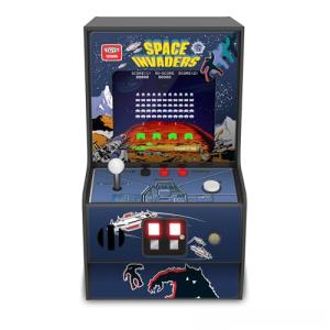 My Arcade Space Invaders Mini Arcade Machine - Micro Player Table Top Arcade Machine, Portable Handheld Game, Retro Gaming Console, Mini Retro Games Machines for Kids & Adults