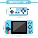 RNPKZ Retro Handheld Game Console, Retro Games Console with 800 Built-in Classic Video Games and 3.5-Inch Screen, Portable Handheld Gaming Console, Video Game Console Supports 2 Players Connected TV