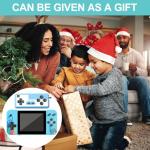 RNPKZ Retro Handheld Game Console, Retro Games Console with 800 Built-in Classic Video Games and 3.5-Inch Screen, Portable Handheld Gaming Console, Video Game Console Supports 2 Players Connected TV