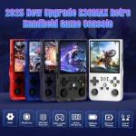 R36MAX Retro Handheld Game Console with Open Source Linux System, 64GB TF Card Built-in 18,000+ Classic Video Games, Portable Gaming Console with 4.0-inch IPS HD Screen & 4000mAh Battery (Red 64GB)