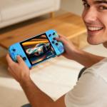 Weciau Retro Handheld Game Console, 1200mAh Handheld Console with 3.5-Inch Screen and 800 Built-in Games, Portable Retro Games Console Supports 2 Players Connected TV for Adults Gifts