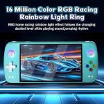 New M27 Handheld Game Console,Built-in 128G with 30000 games,Linux System,7-inch big IPS Screen,Portable Pocket Mini Arcade,HD Output (Green,128G)