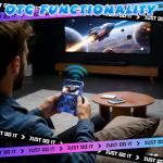 R36s Retro Handheld Game Console, Handheld Games Consoles with 3.5 Inch Ips Display and 20,000+ Classic Games, Portable Pocket R36s Game Console for Teens And Adults (64G) (Blue Translucent)