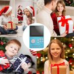 Kids Handheld Video Game Console Built in 100 16-bit Games, Handheld Retro Gaming Console, Trave-friendly Game Console, 2.8" Color Screen, Rechargeable Battery, Handheld Game Console for Boy Girl