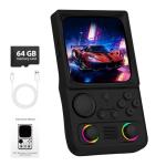 R36TMAX Retro Handheld Game Console, Retro Gaming Console 4.0'' IPS Screen with 18,000+ Classic Games, Supports Wi‑Fi Multiplayer & 2-Player Mode, 4000mAh Battery (Black 64GB)