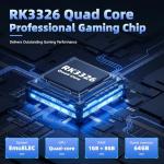 R36TMAX Retro Handheld Game Console, Retro Gaming Console 4.0'' IPS Screen with 18,000+ Classic Games, Supports Wi‑Fi Multiplayer & 2-Player Mode, 4000mAh Battery (Black 64GB)