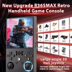 R36MAX Retro Handheld Game Console with Open Source Linux System, 128GB TF Card Built-in 22,000+ Classic Video Game, Portable Gaming Console with 4.0-inch IPS HD Screen & 4000mAh Battery