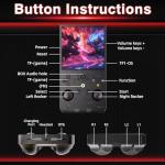 R36MAX Retro Handheld Game Console with Open Source Linux System, 128GB TF Card Built-in 22,000+ Classic Video Game, Portable Gaming Console with 4.0-inch IPS HD Screen & 4000mAh Battery